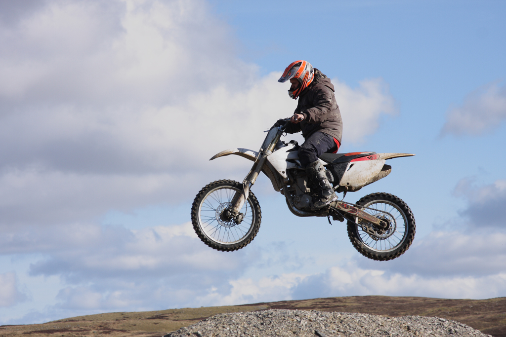 Trefil Quarry - Bike-Flying Practice