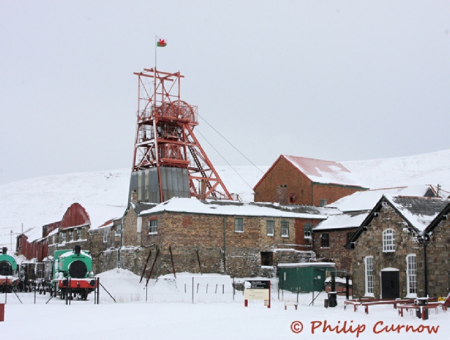 Big Pit in the deep snow - yesterday's symbol of energy