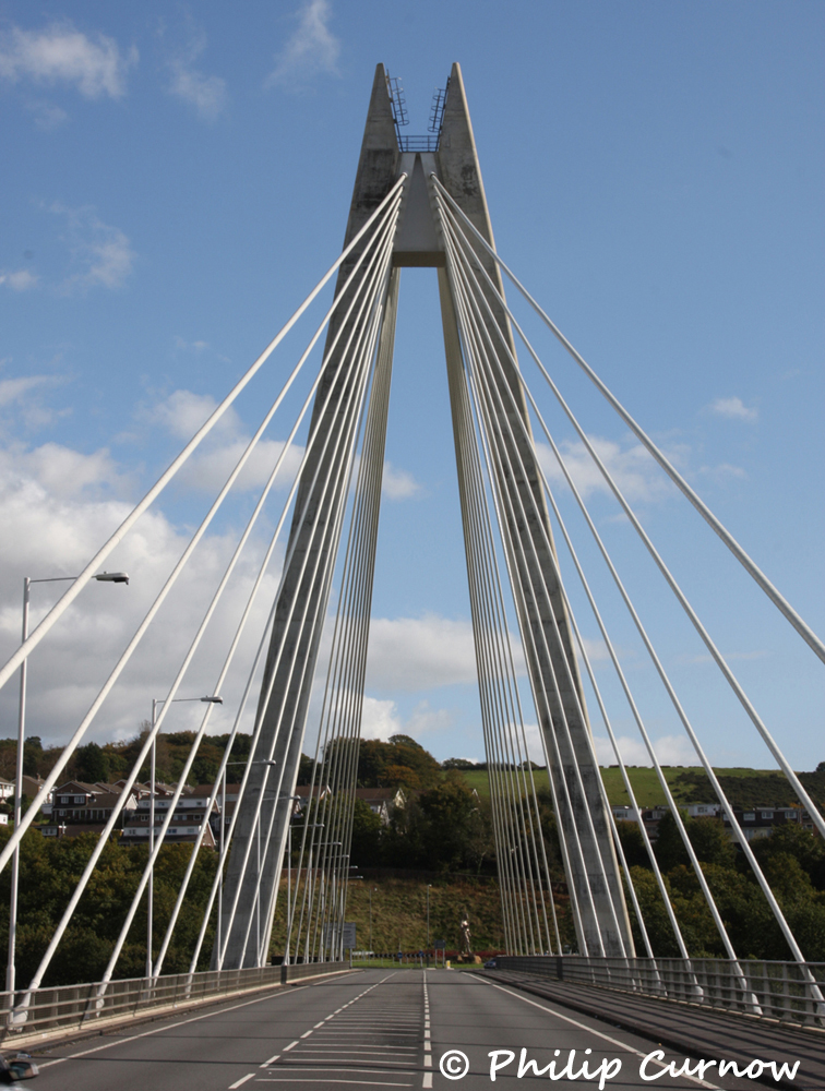 Blackwood Chartist Bridge - New and beautiful. almost a work of art in its own right, but reminds us of our history and heritage