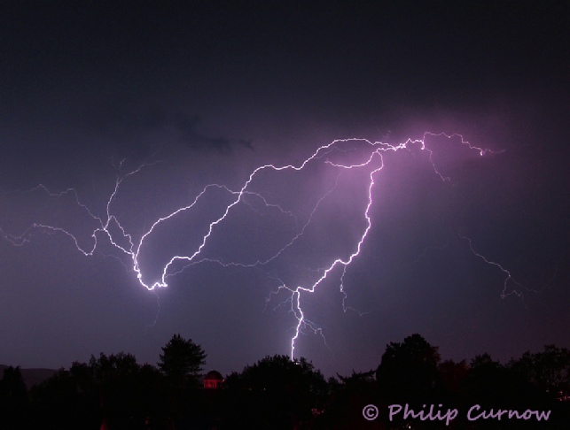 Lightning over Llandrindod - if only we could harness that raw power