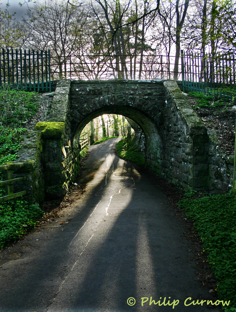 Llandrindod Rock-Park Railway Bridge.  We should not let the sun set on our railways.  They need to be looked after as an alternative form of transport for the future.